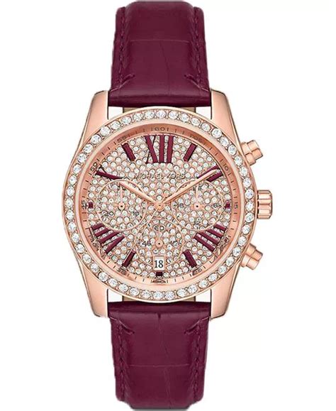 michael kors watch pigsback|Michael Kors lexington lux.